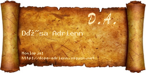 Dósa Adrienn névjegykártya